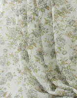Вуаль печать - ткань для штор, прованс серо-зелёный, высота 280 см 1HYHD8797-05