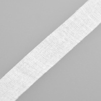 Лента на тканевой основе долевая LD-9723 белый 15 мм