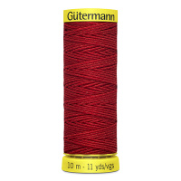 Эластичная нить Gutermann Elastic 10м цвет 2063, красный