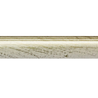 Штанга универсальная MirTex 28 мм (рифленая+гладкая) Белое золото 3,0 м