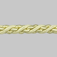 Шнур витой SH20-6 светлое золото (искусственный шёлк)