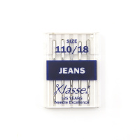 Иглы для швейных машин Hemline, для джинсовых тканей, 110/18 103.110/G002 (5 блистер х 5 шт)