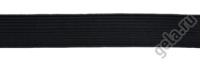 Резинка продежка, 15 мм, цвет черный