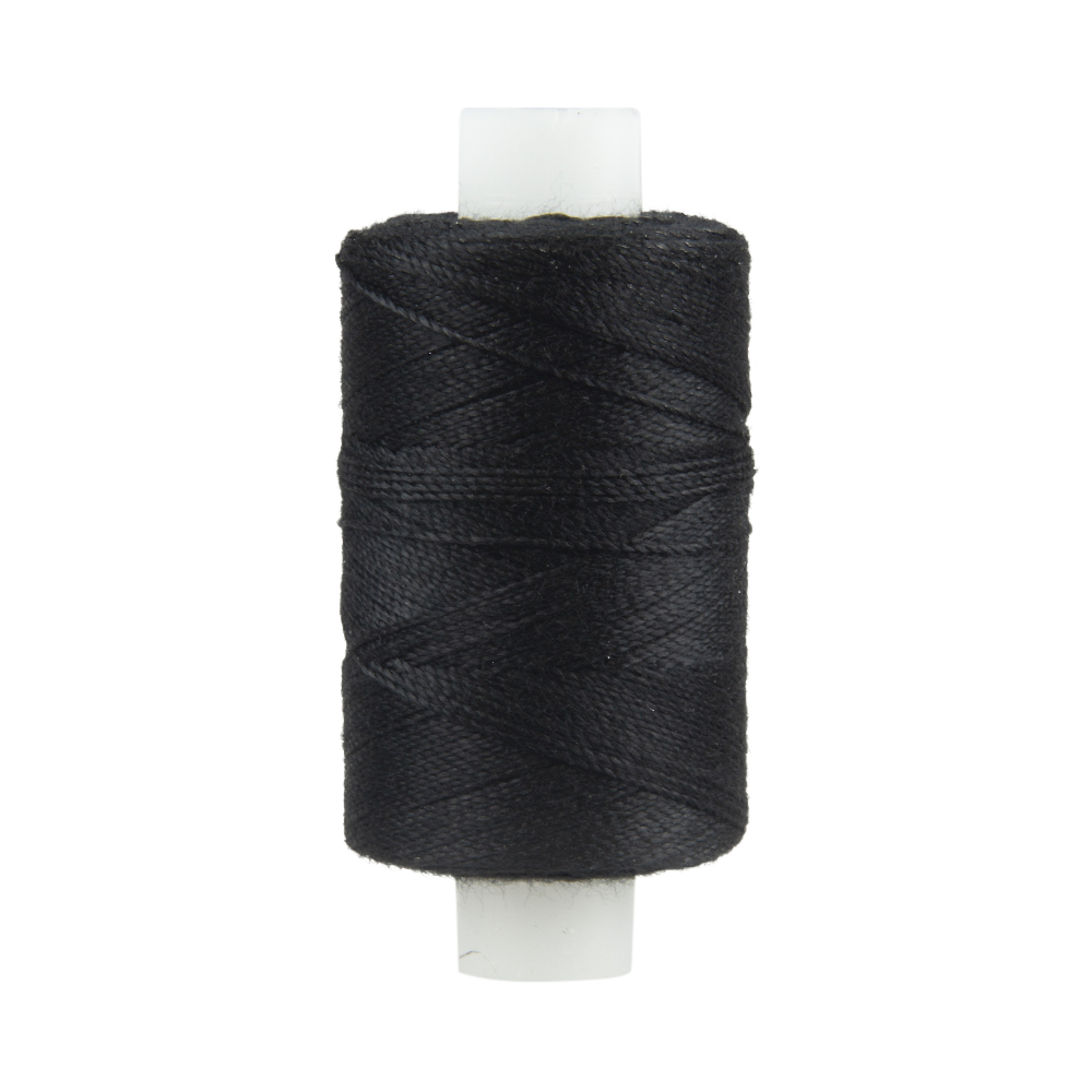 Нитки швейные бытовые 100ЛЛ черный (200 м)
