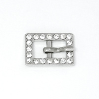 Пряжка металлическая со стразами Пряжка металлическая со стразами