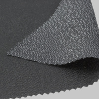 Дублерин пальтово-костюмный 136.9906-60 (7X144B) Mirtex черный 150см (60г/кв.м, 100%пэ, клей PES)
