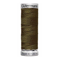 Нитки вышивальные из вискозы Gutermann Rayon №40 200м Цвет 1210