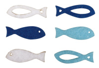 Набор декоративных элементов "рыбки" Rayher 53570000 (1 блистер х 36 шт)