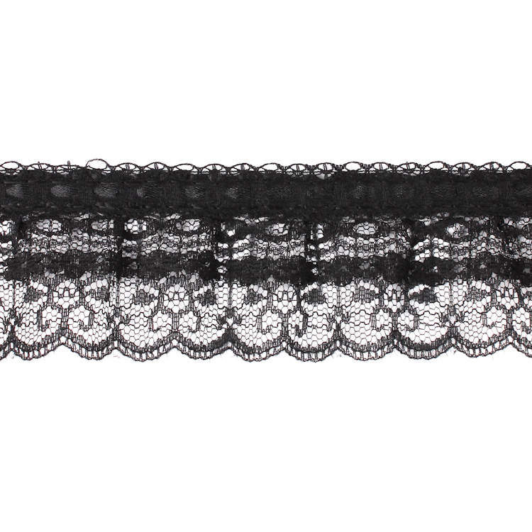 Тесьма-оборка 066HTB черный