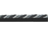 Кант шторный BMF567B-14334 черный/серый, диаметр 0,9 см