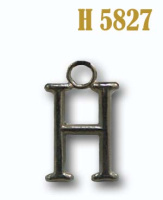 Буква плоская металлическая H 5827