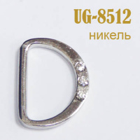 Полукольцо со стразами 8512-UG никель