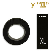 Размерник XL черный У (500 шт)