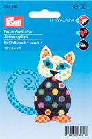 Аппликация 923203 Prym Кошка разноцветная 12х14 см
