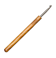 Крючок Addi, вязальный с ручкой из оливкового дерева, №6, 15 см 577-7/6-15 (1 шт)