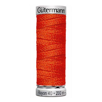 Нитки вышивальные из вискозы Gutermann Rayon №40 200м Цвет 1246