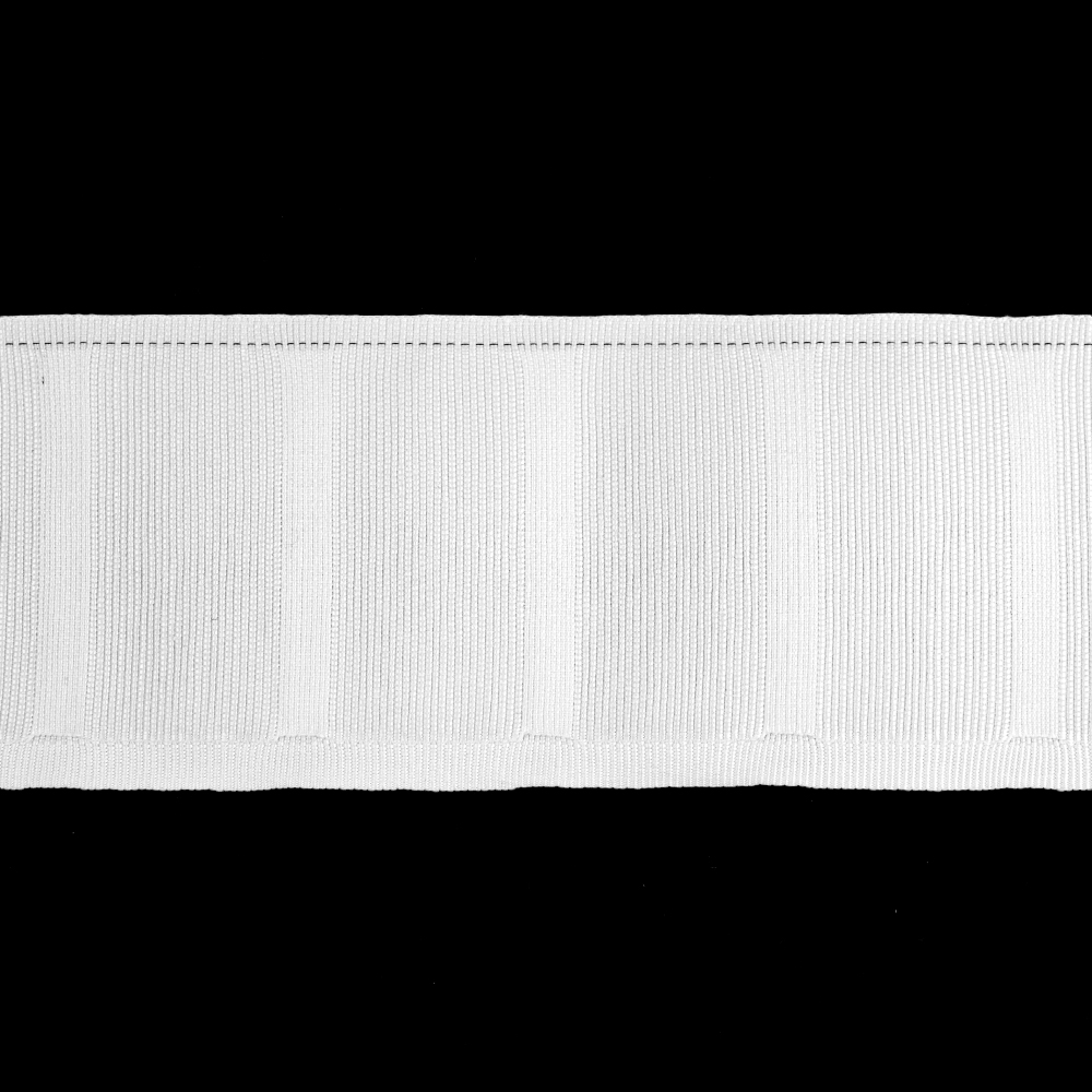 Шторная лента MirTenda Premium 212 тканая (К=регулируемый, ручная сборка крючком 207, 102, 104) 7,5 см