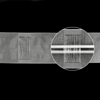 Шторная лента с эффектом люверсов Шторная лента с эффектом люверсов