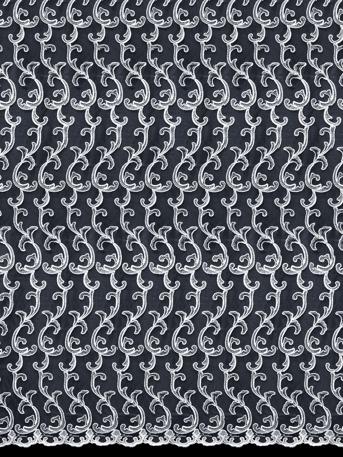 Микросетка вышивка высота 282 см (~20м) 160002 УЦЕНКА SONIL BEYAZ