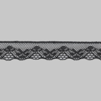 Кружево капроновое 325 (229-1) черный, 1.7 см
