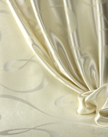Ткань для штор блэкаут-димаут софт 2-х сторонний с рисунком WZGA3009-205 молочный