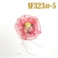 Объемное украшение SF323#-5 розовое (уп. 50 шт.)