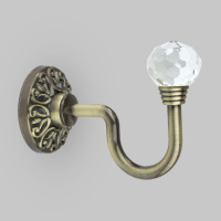 Держатель для штор и подхватов со стеклянной вставкой Держатель для штор и подхватов со стеклянной вставкой