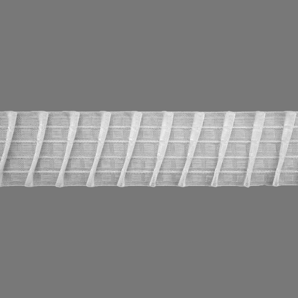 Шторная лента для мансардных окон 65MP/Soft/правая диагональ (1:2) Oz-is Premium прозр 6,5 см
