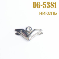 Эмблема-усик со стразами никель 5381-UG