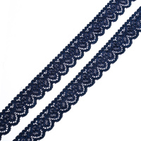 Кружево эластичное 174.354 синий 22 мм