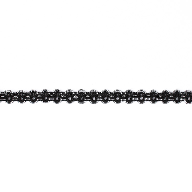 Тесьма с металлизированной нитью