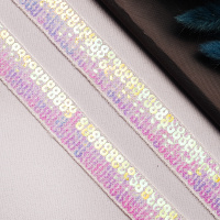 Тесьма с пайетками