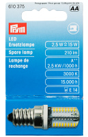 Лампа светодиодная LED 610375 Prym для швейной машины вкручивающаяся 220V 15W