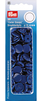 Кнопки 393116 Prym "Color Snaps" круглые синие