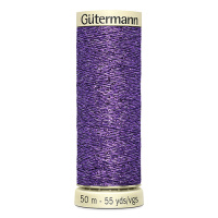 Нитки Gutermann Metallic Effect №90 50м цвет 571, фиолетовый