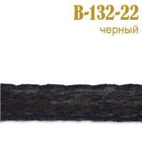 Тесьма с мехом 22-B-132 черный
