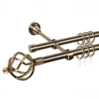 Металлический настенный карниз для штор Металлический настенный карниз для штор