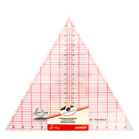 Линейка-треугольник с углом 60* Hemline, разметка в дюймах, размер 12" x 13 7/8" NL4173 (1 шт)
