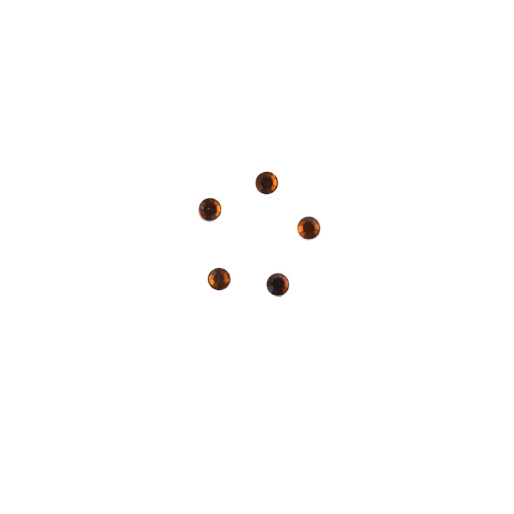 Стразы россыпь клеевые 16/017# SS коричневый (144 шт.)