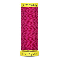 Эластичная нить Gutermann Elastic 10м цвет 3055, фуксия