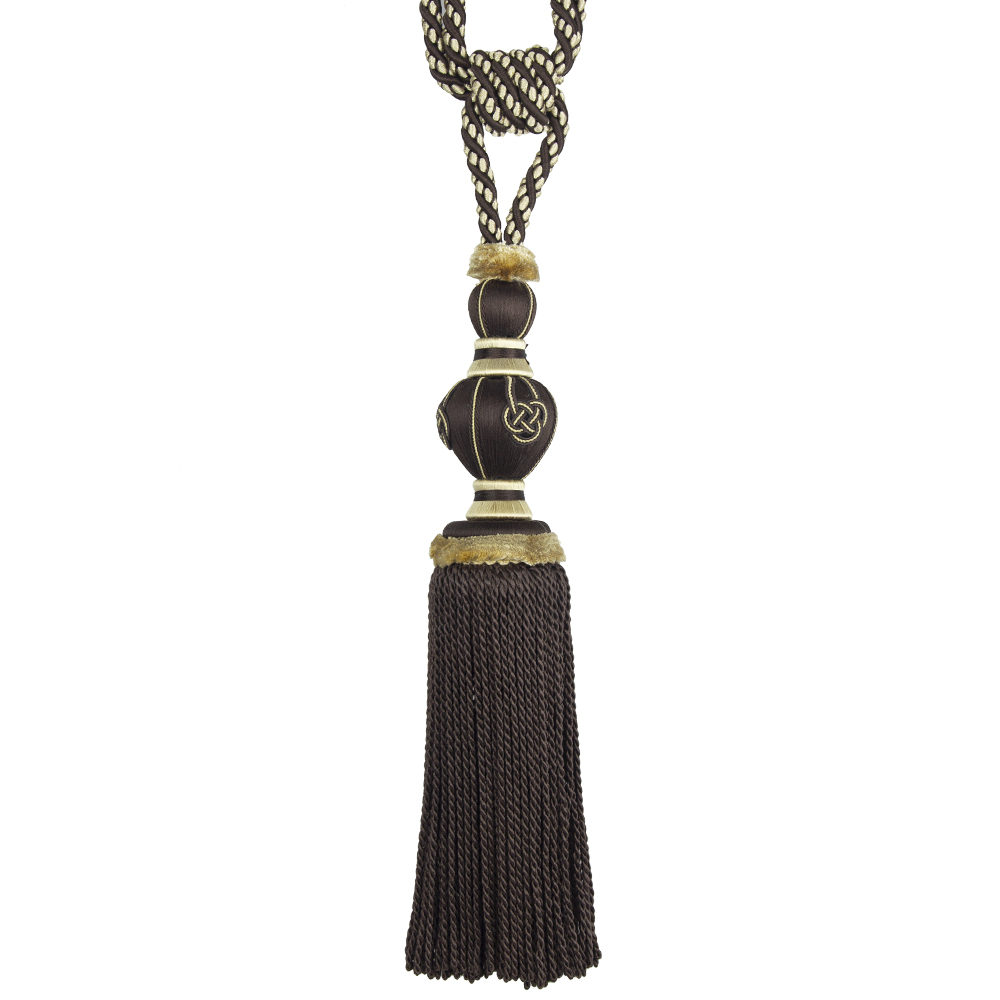 Кисть-подхват для штор MRT-9162 V05 темно-коричневый (L77/33см)