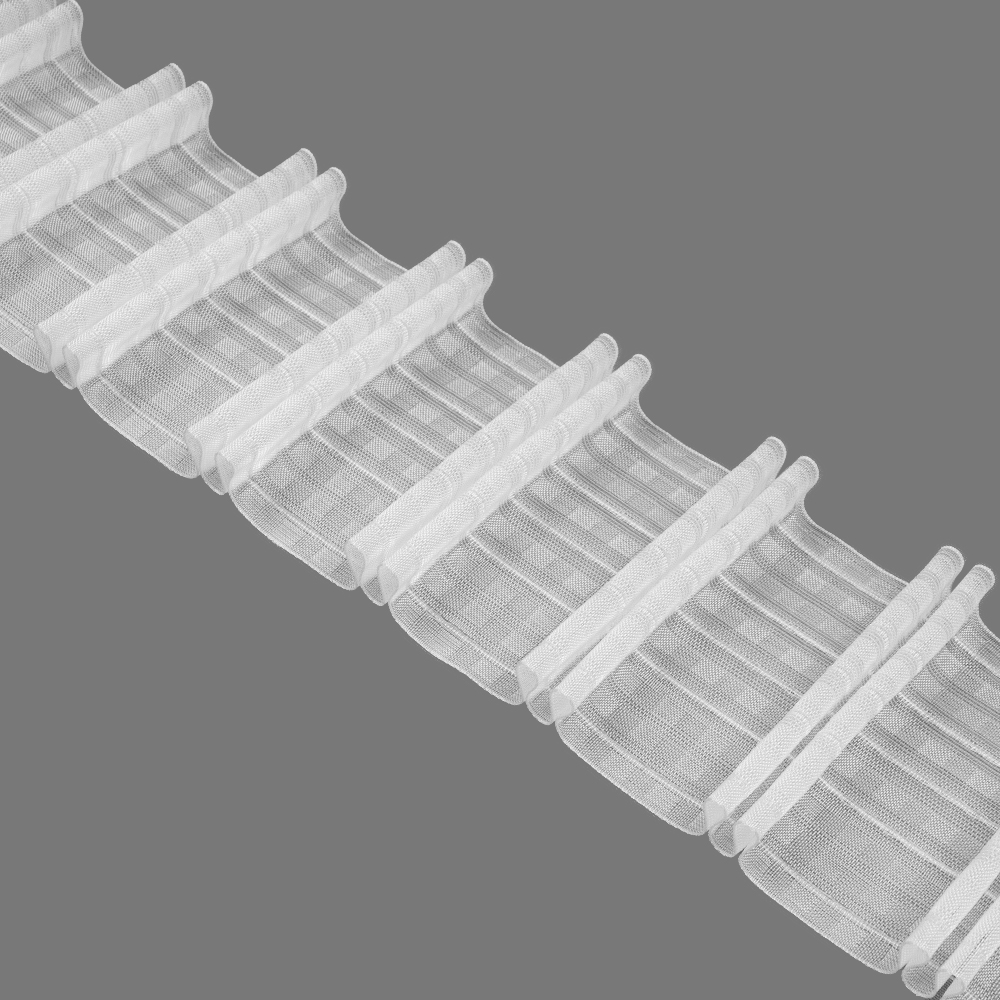 Шторная лента с лучевой сборкой