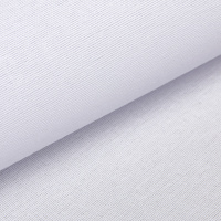 Дублерин жесткий из ткани DextraTex 1052 (238 г/кв.м, 100% п/э, клей EVA) белый, 112 см