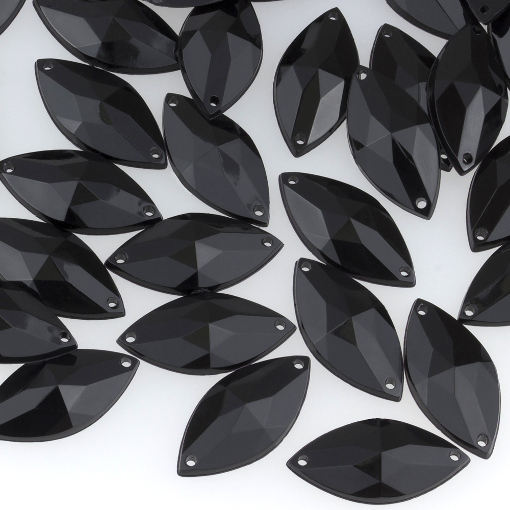 Пришивные пластиковые стразы ромб