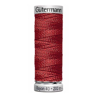 Нитки вышивальные из вискозы Gutermann Rayon №40 200м Цвет 1169