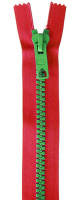 Застежка-молния декоративная 467607 Prym Bicolor 60 см, красный/зеленый (1уп - 1шт)