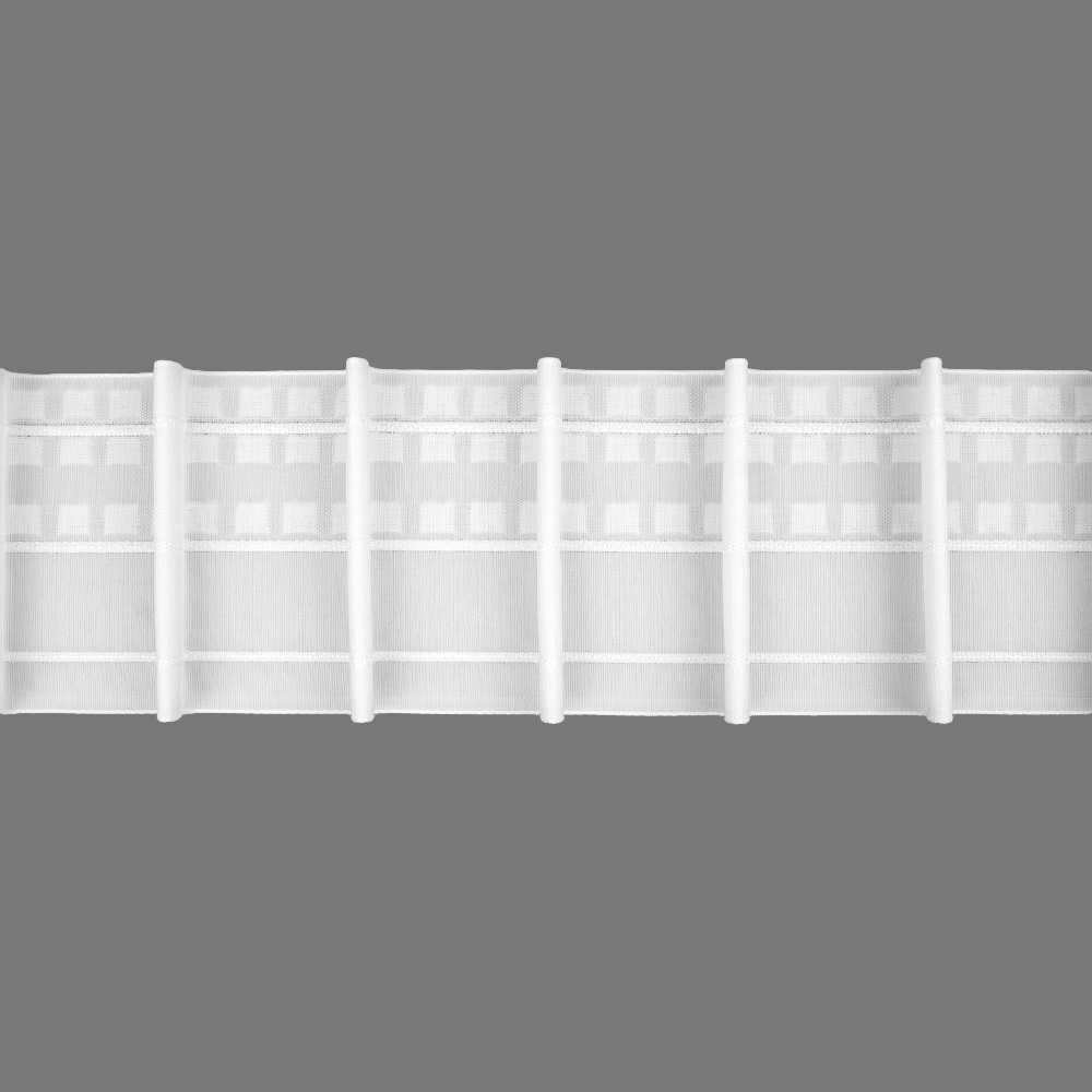 Шторная лента Карандаши 3962P (1:1,8) Oz-is Premium тканая 10 см (3 кармана, корд-3 шнура)