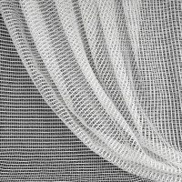 Ткань для штор сетка с утяжелителем L6125 белый высота 280 см