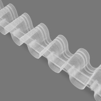 Шторная лента с эффектом люверсов