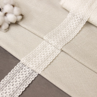 Кружево вязаное 5408 белый 80%ХЛ, 20%ПЭ (шир. 73 мм)